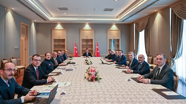 Cumhurbaşkanı Yardımcısı Yılmaz ile Şehrin İçmesuyu Projeleri ele alındı