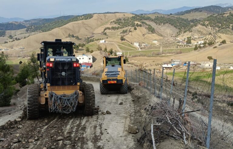 Kırsalda yol konforu artırılıyor