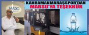MADO Marsu ile Kahramanmaraşspor’a Can Suyu Olmaya devam ediyor