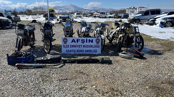 Afşin’de Motosiklet Hırsızları Yakalandı