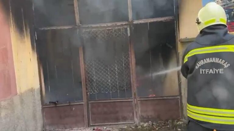 Kahramanmaraş’ta yangın