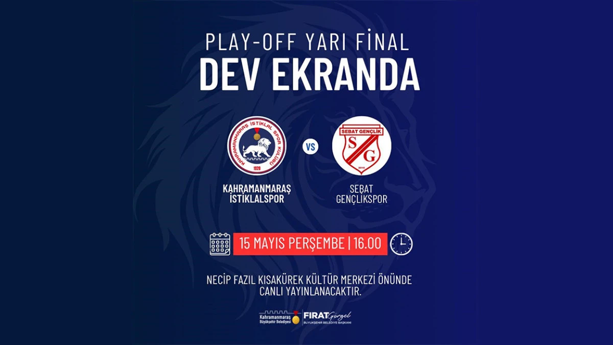 Yarı Final Mücadelesini Dev Ekranda Sporseverlerle Buluşturuyor
