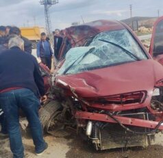 Afşin’de Trafik Kazası: 1 Yaralandı