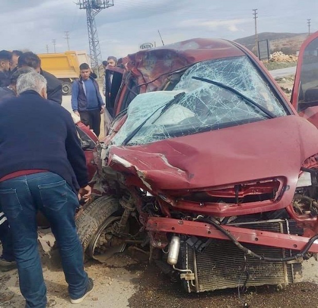 Afşin’de Trafik Kazası: 1 Yaralandı