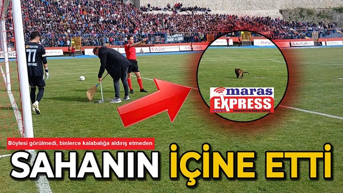 Yok artık! Sahanın içine etti!