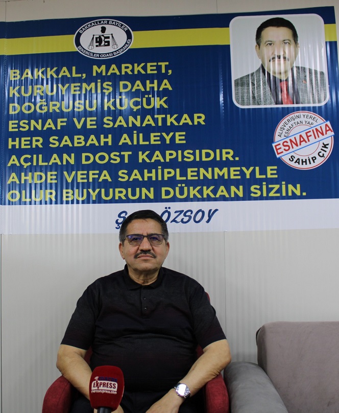 BAŞKAN ŞEREF ÖZSOY: ODAMIZ YIKILDI AMA UMUDUMUZ YIKILMADI