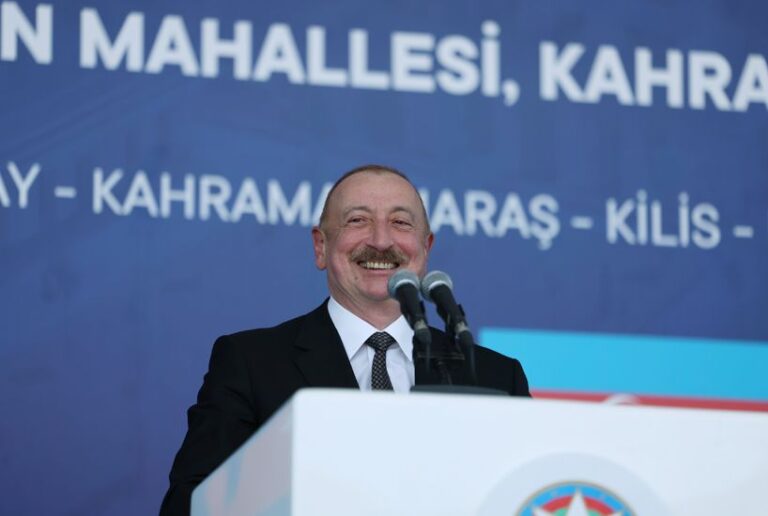 Haydar Aliyev’den Kahramanmaraş’ta Anlamlı Mesaj: “Türkiye’nin Yanındayız”