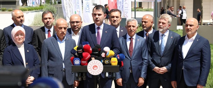 BAKAN KURUM, KAHRAMANMARAŞ TA KONUŞTU