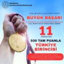 ONİKİŞUBAT’TA GURUR TABLOSU: 11 ÖĞRENCİDEN 500 TAM PUAN!