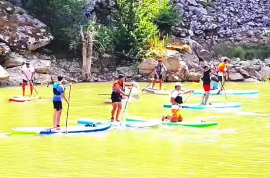 Andırın Belediyesi evsahipliğinde Kano Yarışı düzenlendi