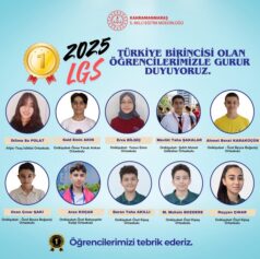 Kahramanmaraş’tan LGS’de Büyük Başarı: 10 Öğrenci 500 Tam Puanla Türkiye Birinciliği!