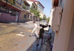 Kahramanmaraş’ta Kaçak Sondaj Şebeke Borusunu Patlattı