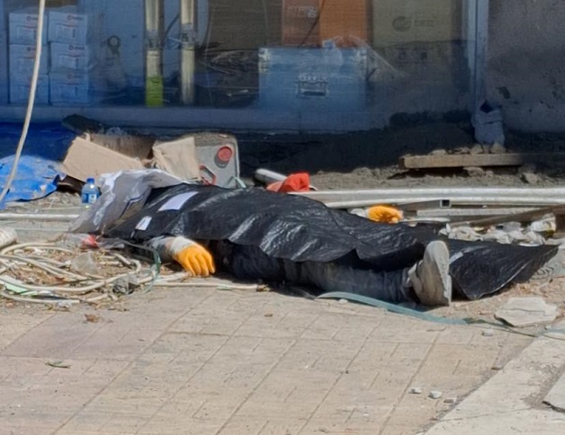 İnşaatta iskele çöktü: 1 ölü 2 ağır yaralı