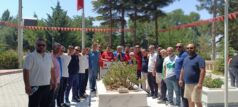 Veteranlardan Ömer Halisdemir’in Kabrine Ziyaret!