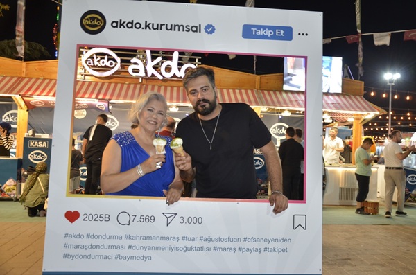 AKDO’dan Cemile Sönmez’e Dondurma Şov