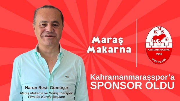 Maraş Makarna, Kahramanmaraşspor’a Sponsor Oldu