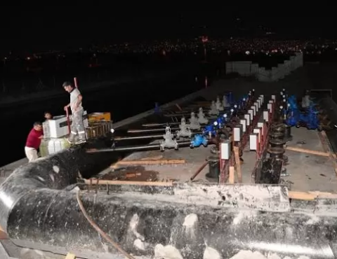 İçmesuyu Arıtılarak Şebekeye Verilmeye Başlandı..