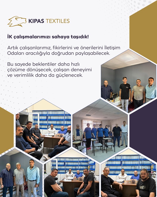 Kipaş Holding, Çalışan İletişimini Güçlendirmek İçin İletişim Odaları Kurdu