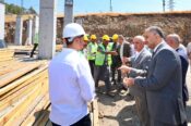Kirişci ve Toptaş, Kale Gençlik Merkezi inşaatında incelemelerde bulundu