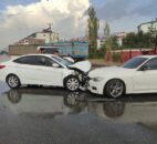 Göksun’da zincirleme kaza: 1 yaralı