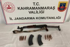 Kahramanmaraş’ta uzun namlulu silah ele geçirildi