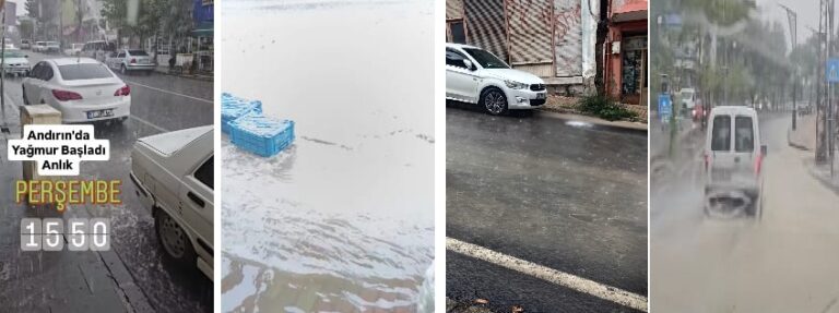 Andırın Sele Teslim…