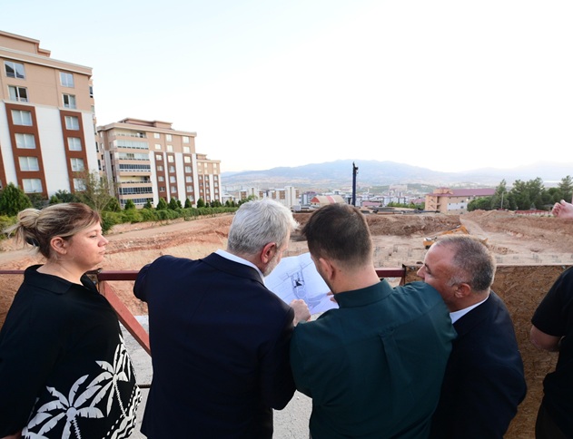 Şehrin Yeni Gençlik Üssünün Yapımı Hızla Sürüyor