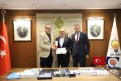 AK Parti Kahramanmaraş İl Başkanlığı’na Güreş Şampiyonaları Ziyareti