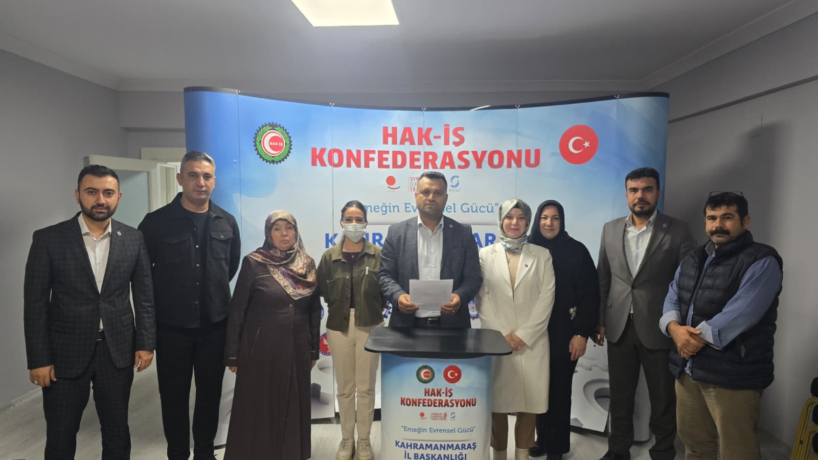 HAK-İŞ Kahramanmaraş’tan Kadına Şiddete Karşı Güçlü Mesaj: “Şiddetin Her Türlüsüne Karşıyız”