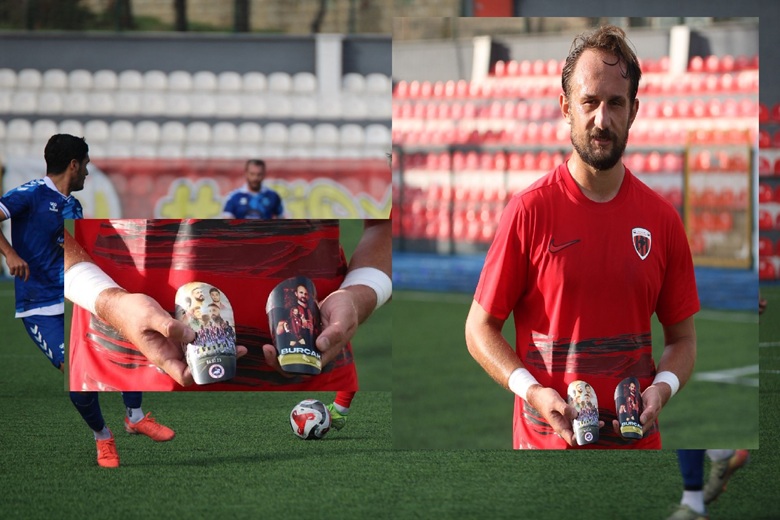 Tekmeliklerinde Şehit Arkadaşları, Kalbinde Kahramanmaraş Var!
