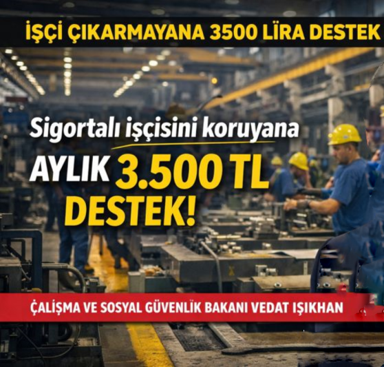 Kahramanmaraş’ta Dev Destek: İşçi Başına 3 Bin 500 TL Yardım