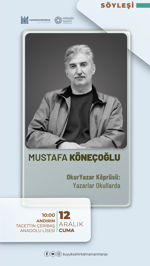Büyükşehir’in Okur – Yazar Buluşması Andırın’da Devam Edecek