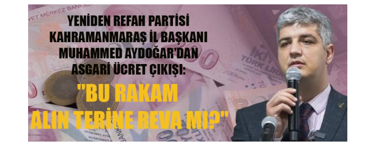 AYDOĞAR: “MİLLETİN SOFRASIYLA DALGA GEÇİLEMEZ”