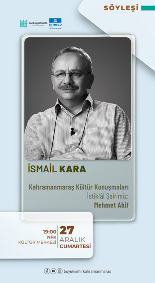 Edebiyatın Şehrinde “İstiklal Şairi” Konuşulacak