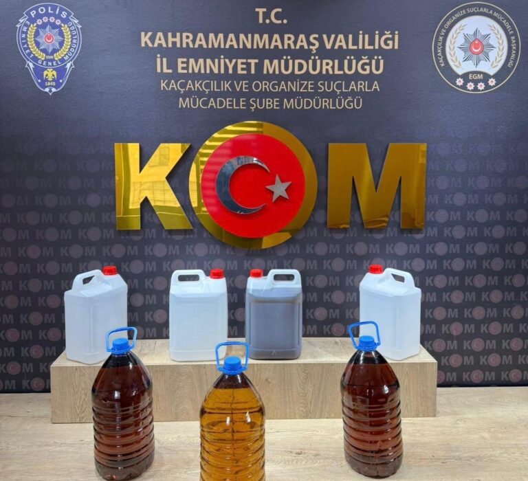 Kahramanmaraş’ta Kaçakçılık Operasyonu: Çok Sayıda Ürün Ele Geçirildi