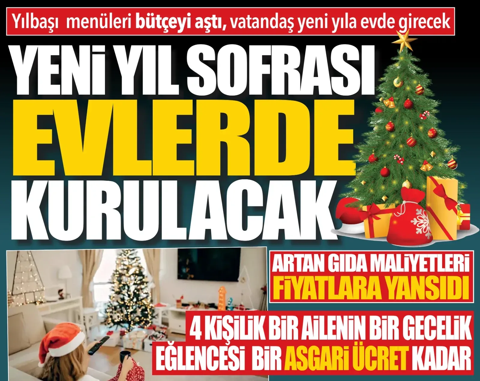 Kahramanmaraş’ta Yılbaşı Menüleri Cep Yakıyor: Vatandaş PTT’ye Döndü