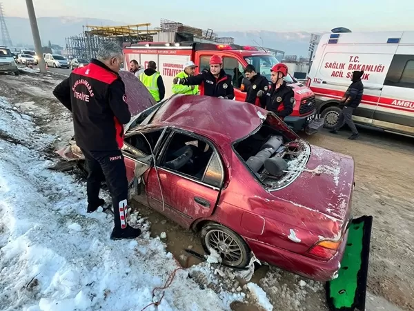 Kahramanmaraş’ta Tek Taraflı Trafik Kazası: 1 Kişi Ağır Yaralandı