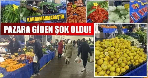 Kahramanmaraş’ta Pazar Ateşi Yakıyor! Etiketleri Gören Alışveriş Yapmadan Dönüyor