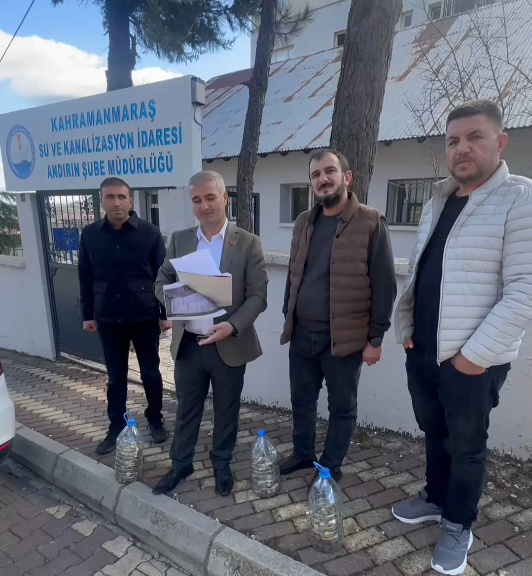 Andırın’da Su Faturalarına “Bozuk Para”lı İsyan! Bıçakcı: “Bu Bozuk Düzenin Bedelidir”