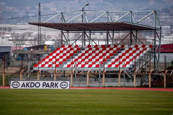 Akdo Park Stadı’nda Deplasman Tribünü Çalışmalarında Sona Gelindi