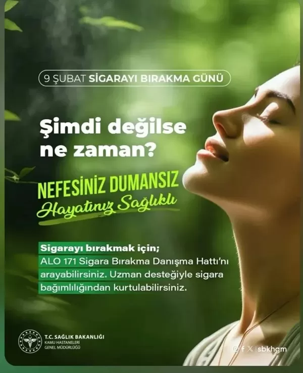 Andırın Devlet Hastanesi’nden Anlamlı Çağrı: “Sigara Dumanı Değil, Sevginiz Ulaşsın”