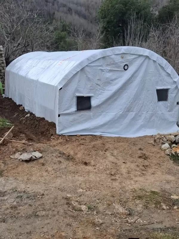 Hortumun Yaraları Sarılıyor: Andırın’da Üreticiye Çadır Desteği