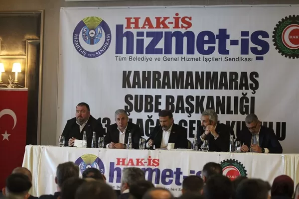 Hizmet-İş Kahramanmaraş’ta Mehmet Akif Dağ ile “Yola Devam” Dedi