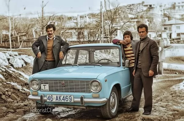 Andırın’da Bir Zamanlar: Taksici Esnafının Nostaljik Karesi Yürekleri Isıttı!