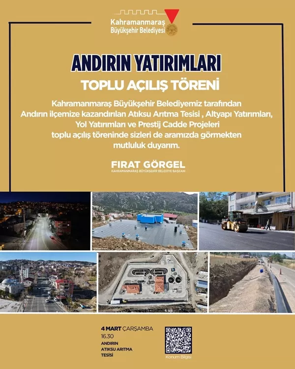 Büyükşehir’den 23 Ayda Andırın’a 1 Milyarlık Yatırım