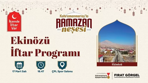 Büyükşehir’den Ekinözü’ne Gönül Sofrası: “İlçemde İftar Var” Salı Günü Gerçekleşecek