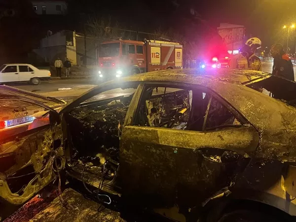 DUR İHTARINA UYMADI, ALEV TOPUNA DÖNÜŞTÜ