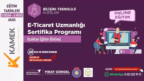 E-Ticaret Uzmanlığı Eğitimleri Başlıyor!