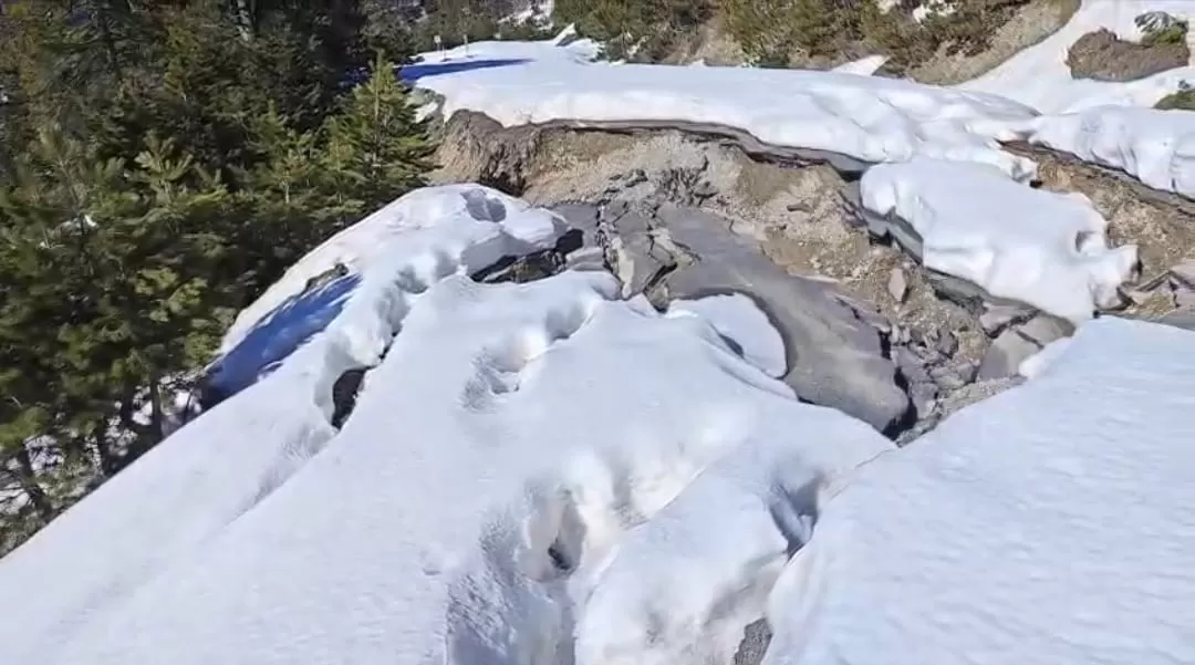 Kar ve Yağış Yolu Çökertti: Andırın–Çığşar Yolu Heyelan Nedeniyle Kapalı