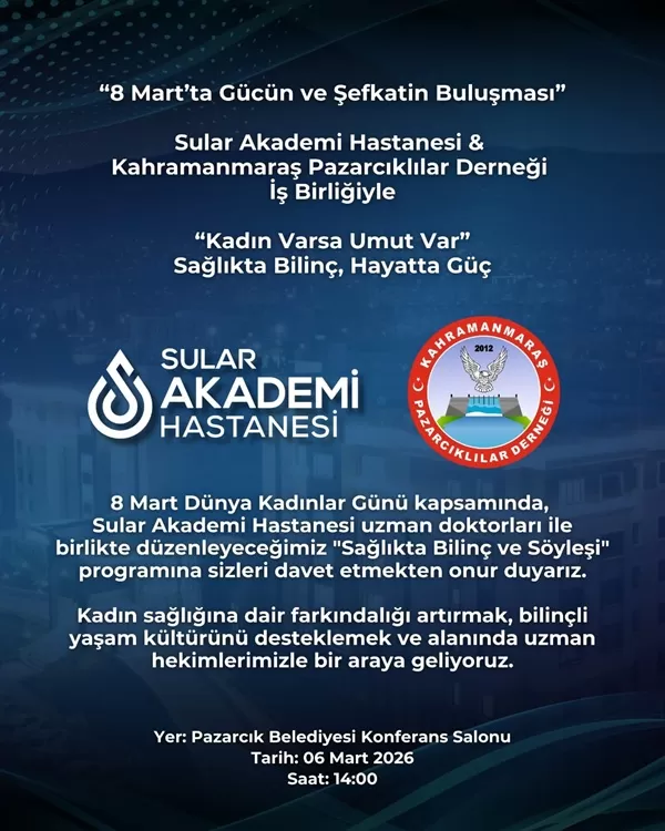 Kahramanmaraş’ta Anlamlı Buluşma: Hem Anma Hem Farkındalık!